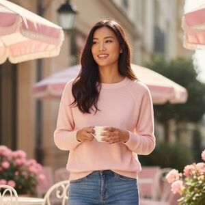 MaxMara Soft Pink Crew Neck Sweater